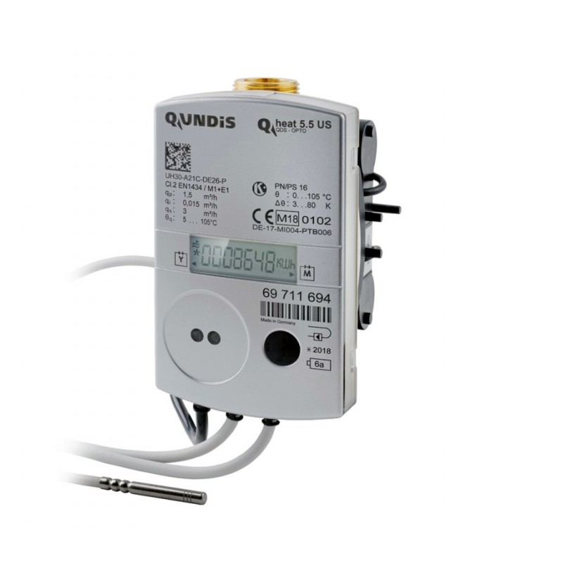 QUNDIS Q heat 5.5 US WM-bus/Walk By ultrahangos hőmennyiségmérő (10b5)